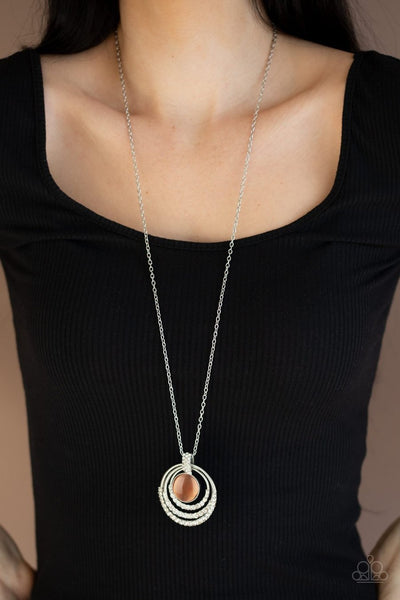 A Diamond A Day - orange - Paparazzi necklace - Glitzygals5dollarbling Paparazzi Boutique 