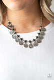 Mandala Movement Black ~ Paparazzi Necklace - Glitzygals5dollarbling Paparazzi Boutique 