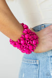 Island Mixer Pink ~ Paparazzi Bracelet - Glitzygals5dollarbling Paparazzi Boutique 