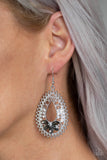 Instant Reflect - silver - Paparazzi earrings - Glitzygals5dollarbling Paparazzi Boutique 
