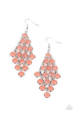 With All DEW Respect - orange - Paparazzi earrings - Glitzygals5dollarbling Paparazzi Boutique 
