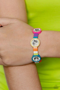 Multicolored Madness - Multi - 2023 March Paparazzi Life of the Party Bracelet - Glitzygals5dollarbling Paparazzi Boutique 