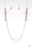 Paparazzi Native New Yorker - Purple - Necklace and matching Earrings - Glitzygals5dollarbling Paparazzi Boutique 