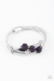 Paparazzi Marvelously Magnetic - Purple - Rhinestones - Magnetic Closure Bracelet - Glitzygals5dollarbling Paparazzi Boutique 