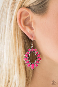Paparazzi Fashionista Flavor Pink Earrings - Glitzygals5dollarbling Paparazzi Boutique 