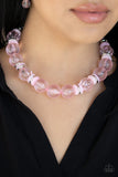 Bubbly Beauty - Pink Necklace - Paparazzi - Glitzygals5dollarbling Paparazzi Boutique 