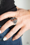 PAPARAZZI TRIPLE WHAMMY - BROWN Ring - Glitzygals5dollarbling Paparazzi Boutique 