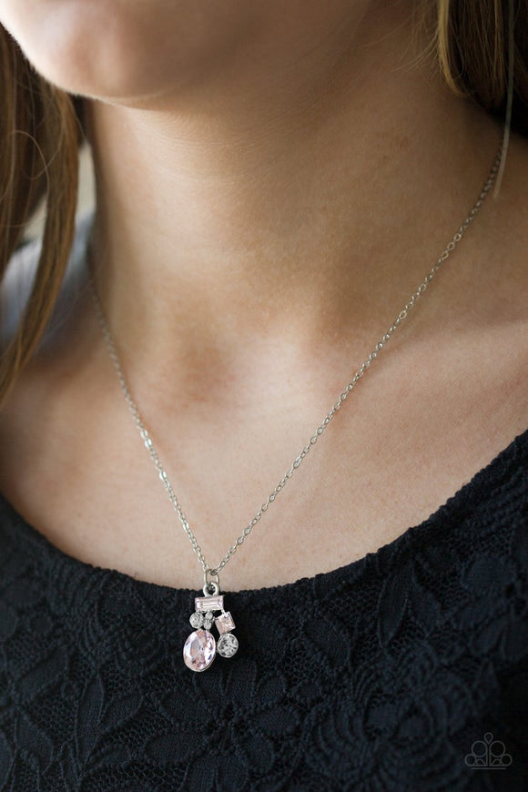 Paparazzi “Time To Be Timeless” Pink Necklace - Glitzygals5dollarbling Paparazzi Boutique 