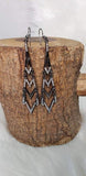 Electric Shimmer Black Shimmer Fashion Fix Exclusive Earrings - Glitzygals5dollarbling Paparazzi Boutique 
