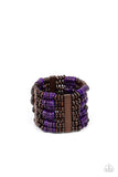 Vacay Vogue Purple ~ Paparazzi Bracelet - Glitzygals5dollarbling Paparazzi Boutique 