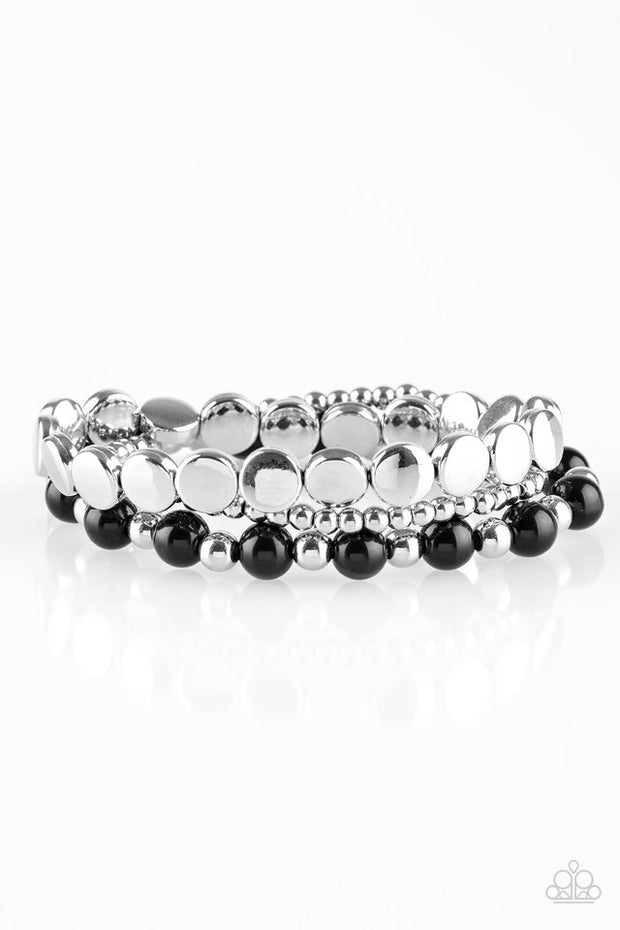 Paparazzi Girly Girl Glamour Bracelet Black - Glitzygals5dollarbling Paparazzi Boutique 