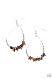 Paparazzi Come Out of Your SHALE - Brown - Earrings - Glitzygals5dollarbling Paparazzi Boutique 