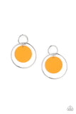 POP, Look, and Listen Orange ~ Paparazzi Earrings - Glitzygals5dollarbling Paparazzi Boutique 