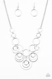 Break the Cycle - silver - Paparazzi necklace - Glitzygals5dollarbling Paparazzi Boutique 
