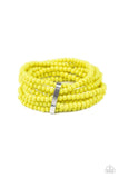 Paparazzi Bracelet ~ Thank Me LAYER - Yellow - Glitzygals5dollarbling Paparazzi Boutique 