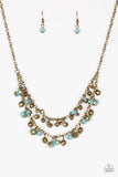Paparazzi Fashion Show Fabulous Brass Necklace - Glitzygals5dollarbling Paparazzi Boutique 