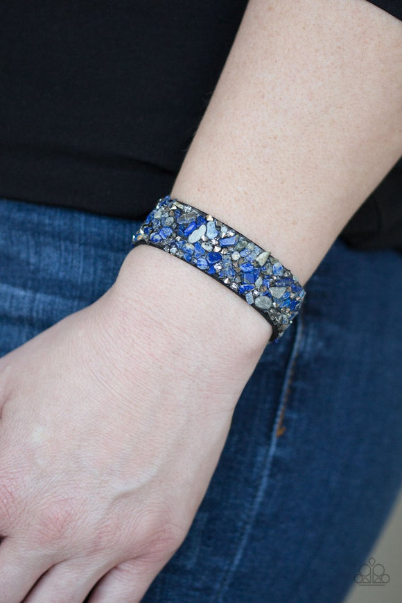 Proverb blue urban bracelet paparazzi Clearance