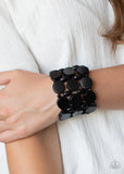 Paparazzi Bracelet ~ Cruising Coronado - Black - Glitzygals5dollarbling Paparazzi Boutique 