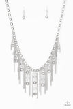 Paparazzi Necklace ~ Ever Rebellious - Silver - Glitzygals5dollarbling Paparazzi Boutique 