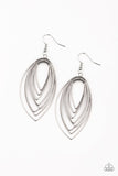 Paparazzi Walkabout Ware Silver Earrings - Glitzygals5dollarbling Paparazzi Boutique 