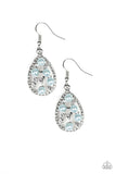 Fabulously Wealthy - Blue Earrings - Paparazzi Accessories - Glitzygals5dollarbling Paparazzi Boutique 