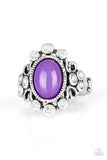 Paparazzi Noticeably Notable - Purple Ring - Glitzygals5dollarbling Paparazzi Boutique 