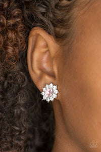 Paparazzi Starry Nights - Pink Rhinestones - Earrings - Glitzygals5dollarbling Paparazzi Boutique 