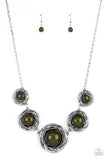 Paparazzi Necklace ~ The Next NEST Thing - Green - Glitzygals5dollarbling Paparazzi Boutique 