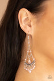 Paparazzi Earring ~ First In SHINE - Pink - Glitzygals5dollarbling Paparazzi Boutique 