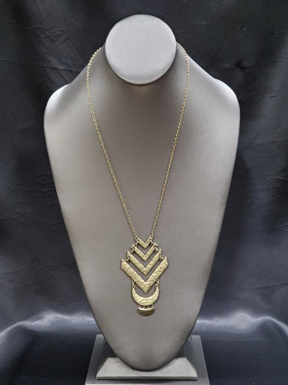 Paparazzi Exclusive Artisan Edge Brass Necklace - Glitzygals5dollarbling Paparazzi Boutique 
