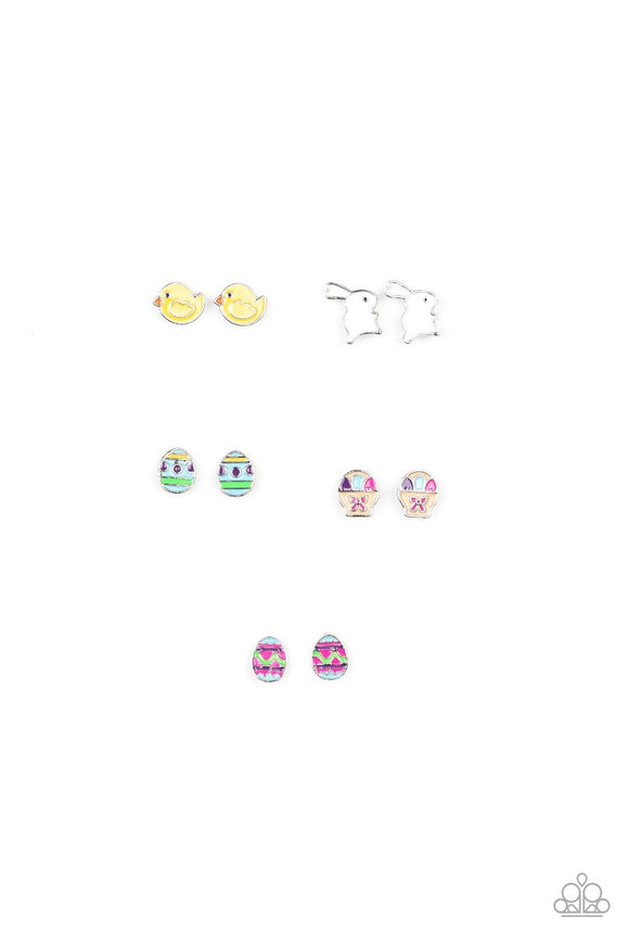 Paparazzi Starlet Shimmer Earrings - 10 - Easter Inspired - Rabbits, Chicks, Baskets & Easter Eggs - Glitzygals5dollarbling Paparazzi Boutique 