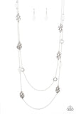 Cobble Creeks - white - Paparazzi necklace - Glitzygals5dollarbling Paparazzi Boutique 