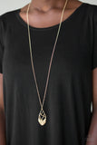 Paparazzi Swank Bank - Gold - Twisting Hammered Pendant - Necklace & - Glitzygals5dollarbling Paparazzi Boutique 