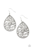 Paparazzi Earring ~ Tour de Garden - Silver - Glitzygals5dollarbling Paparazzi Boutique 