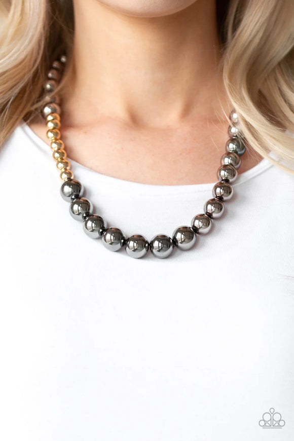 Power to the People Black ~ Paparazzi Necklace - Glitzygals5dollarbling Paparazzi Boutique 