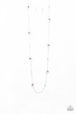 Paparazzi Rocky Razzle Purple Necklace - Glitzygals5dollarbling Paparazzi Boutique 