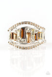 Paparazzi Treasure Chest Charm Brown Ring - Glitzygals5dollarbling Paparazzi Boutique 