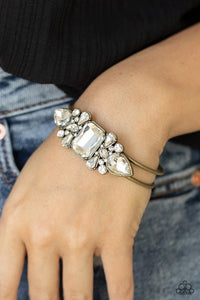 Paparazzi Bracelet ~ Call Me Old-Fashioned - Brass - Glitzygals5dollarbling Paparazzi Boutique 