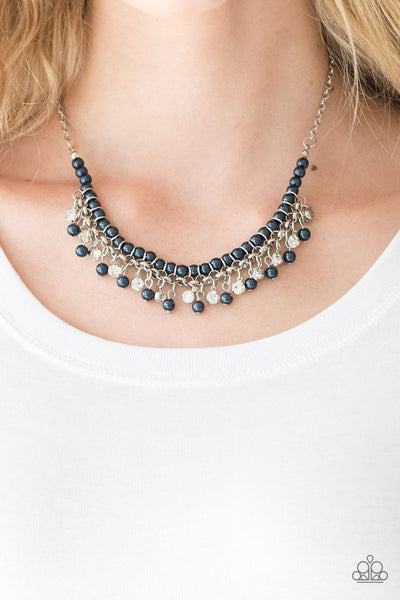 A Touch of CLASSY - Blue Paparazzi Necklace - Glitzygals5dollarbling Paparazzi Boutique 
