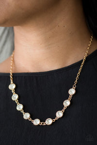 Paparazzi Starlit Socials - Gold Necklace - Glitzygals5dollarbling Paparazzi Boutique 