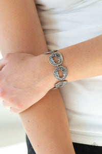 Cut It Out Silver ~ Paparazzi Bracelet - Glitzygals5dollarbling Paparazzi Boutique 