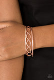 Paparazzi Metal Manic - Copper Bangle Bracelet - Glitzygals5dollarbling Paparazzi Boutique 