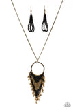 Badlands Beauty Black Necklace - Glitzygals5dollarbling Paparazzi Boutique 