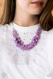 Paparazzi Colorfully Clustered - Purple Fashion Fix Exclusive Necklace - Glitzygals5dollarbling Paparazzi Boutique 