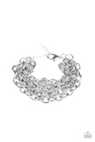 Paparazzi Fast Ball - Silver Bracelet - Glitzygals5dollarbling Paparazzi Boutique 