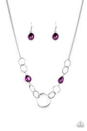 Paparazzi Lead Role Purple Necklace - Glitzygals5dollarbling Paparazzi Boutique 
