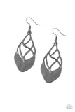 Super Swanky Black Earrings - Glitzygals5dollarbling Paparazzi Boutique 