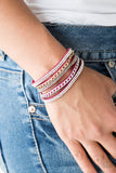 Paparazzi Bracelet ~ Fashion Fiend - Pink - Glitzygals5dollarbling Paparazzi Boutique 