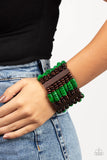 Vacay Vogue Green ~ Paparazzi Bracelet - Glitzygals5dollarbling Paparazzi Boutique 