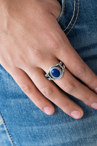Peacefully Peaceful - blue - Paparazzi ring - Glitzygals5dollarbling Paparazzi Boutique 